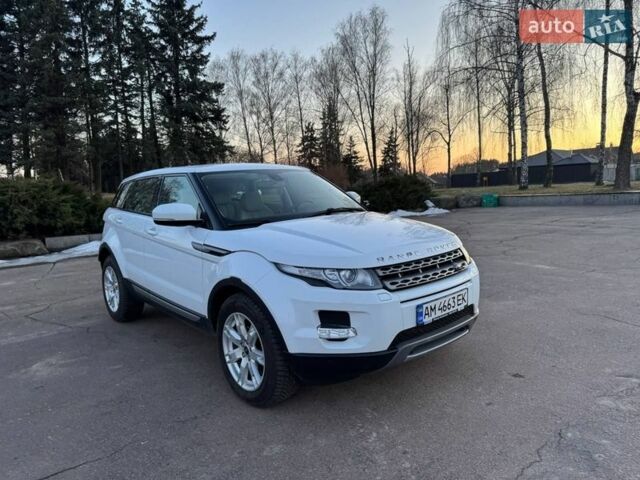 Белый Ленд Ровер Рендж Ровер Эвок, объемом двигателя 2.18 л и пробегом 77 тыс. км за 18500 $, фото 7 на Automoto.ua