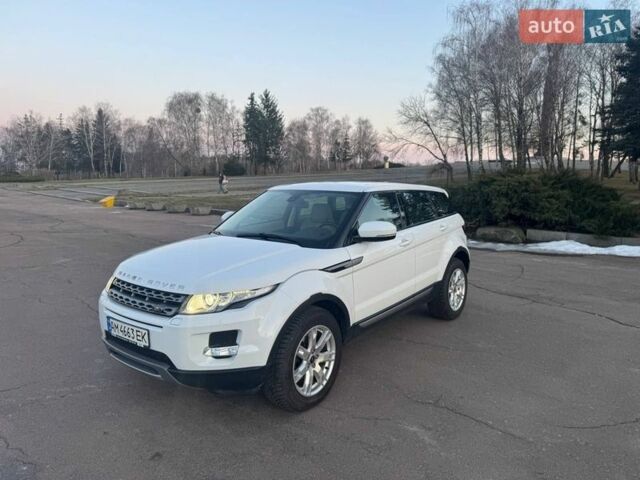 Белый Ленд Ровер Рендж Ровер Эвок, объемом двигателя 2.18 л и пробегом 77 тыс. км за 18500 $, фото 2 на Automoto.ua