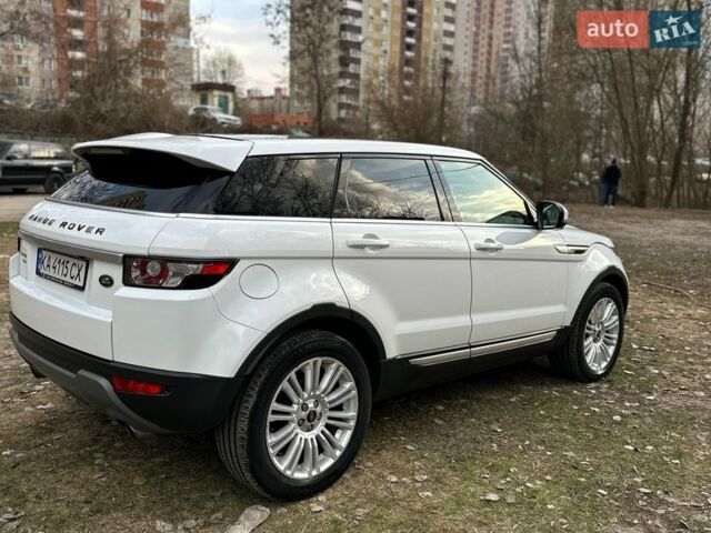 Білий Ленд Ровер Рендж Ровер Евок, об'ємом двигуна 2 л та пробігом 89 тис. км за 19500 $, фото 6 на Automoto.ua