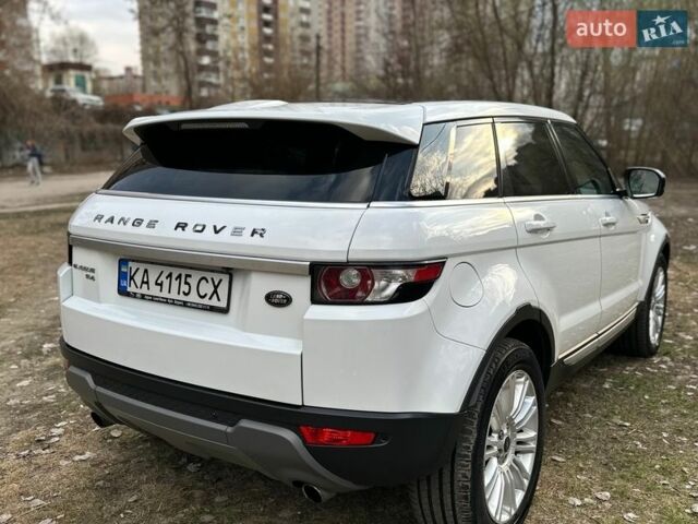 Білий Ленд Ровер Рендж Ровер Евок, об'ємом двигуна 2 л та пробігом 89 тис. км за 19500 $, фото 8 на Automoto.ua