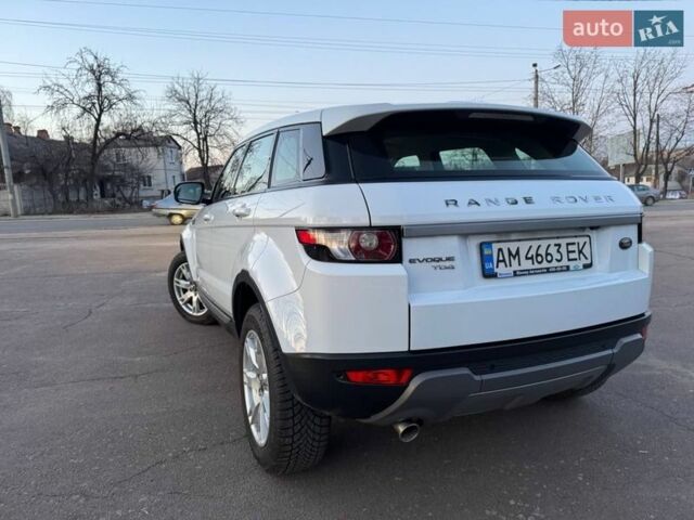 Белый Ленд Ровер Рендж Ровер Эвок, объемом двигателя 2.18 л и пробегом 77 тыс. км за 18500 $, фото 5 на Automoto.ua
