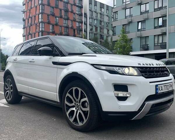 Белый Ленд Ровер Рендж Ровер Эвок, объемом двигателя 2.18 л и пробегом 213 тыс. км за 22000 $, фото 1 на Automoto.ua
