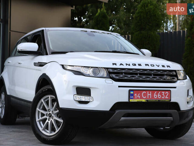Белый Ленд Ровер Рендж Ровер Эвок, объемом двигателя 2.18 л и пробегом 108 тыс. км за 18999 $, фото 1 на Automoto.ua