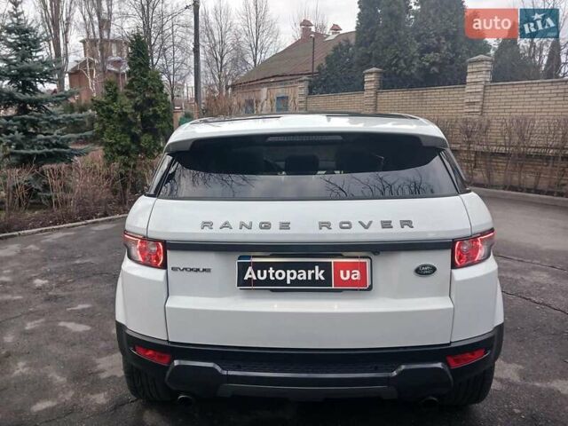 Білий Ленд Ровер Рендж Ровер Евок, об'ємом двигуна 2 л та пробігом 128 тис. км за 16990 $, фото 5 на Automoto.ua