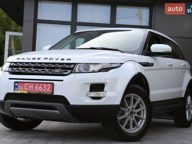 Білий Ленд Ровер Рендж Ровер Евок, об'ємом двигуна 2.18 л та пробігом 108 тис. км за 18999 $, фото 9 на Automoto.ua