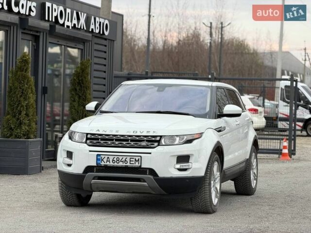 Белый Ленд Ровер Рендж Ровер Эвок, объемом двигателя 2 л и пробегом 133 тыс. км за 19800 $, фото 1 на Automoto.ua