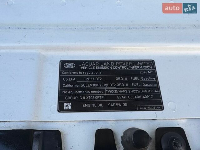 Білий Ленд Ровер Рендж Ровер Евок, об'ємом двигуна 2 л та пробігом 234 тис. км за 15300 $, фото 47 на Automoto.ua