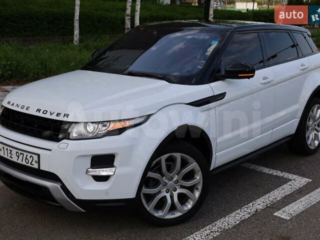 Ленд Ровер Рендж Ровер Эвок 2015 в Киеве на Automoto.ua Белый Ленд Ровер Рендж Ровер Эвок, объемом двигателя 2.18 л и пробегом 74 тыс. км за 19500 $, фото 1 на Automoto.ua