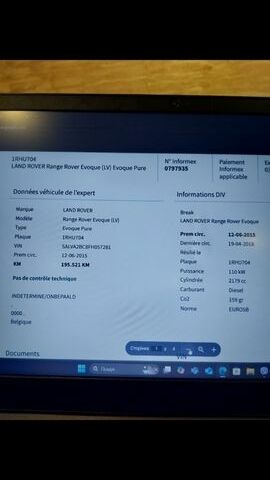 Белый Ленд Ровер Рендж Ровер Эвок, объемом двигателя 2.18 л и пробегом 197 тыс. км за 18300 $, фото 76 на Automoto.ua