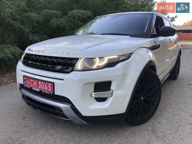 Білий Ленд Ровер Рендж Ровер Евок, об'ємом двигуна 2.2 л та пробігом 190 тис. км за 18900 $, фото 1 на Automoto.ua