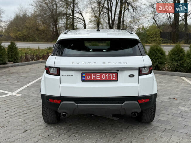 Ленд Ровер Рендж Ровер Эвок 2017 в Виннице на Automoto.ua Белый Ленд Ровер Рендж Ровер Эвок, объемом двигателя 2 л и пробегом 127 тыс. км за 19650 $, фото 17 на Automoto.ua