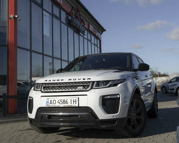 Білий Ленд Ровер Рендж Ровер Евок, об'ємом двигуна 2 л та пробігом 89 тис. км за 25700 $, фото 1 на Automoto.ua