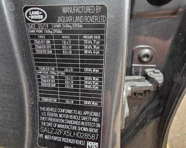 Белый Ленд Ровер Рендж Ровер Эвок, объемом двигателя 2 л и пробегом 101 тыс. км за 11000 $, фото 9 на Automoto.ua