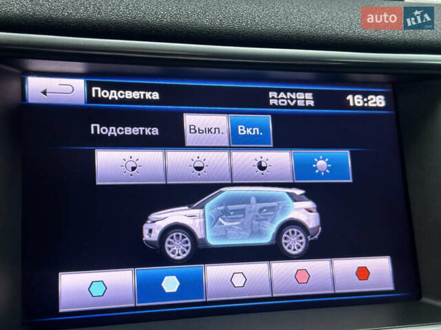 Чорний Ленд Ровер Рендж Ровер Евок, об'ємом двигуна 2 л та пробігом 160 тис. км за 12900 $, фото 50 на Automoto.ua