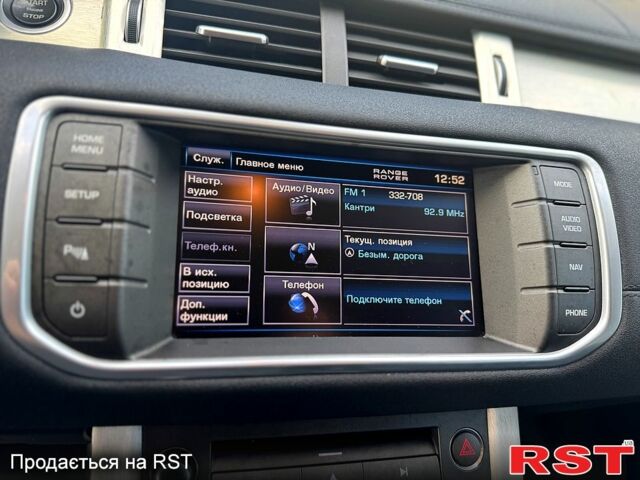 Черный Ленд Ровер Рендж Ровер Эвок, объемом двигателя 2 л и пробегом 210 тыс. км за 14500 $, фото 10 на Automoto.ua