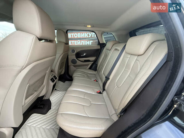 Чорний Ленд Ровер Рендж Ровер Евок, об'ємом двигуна 2.18 л та пробігом 182 тис. км за 18500 $, фото 13 на Automoto.ua