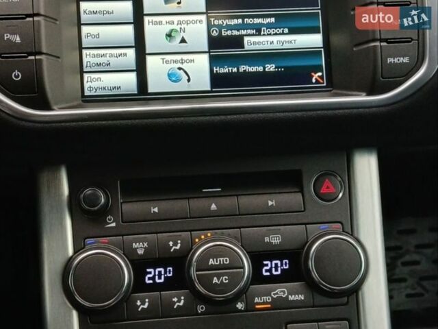 Чорний Ленд Ровер Рендж Ровер Евок, об'ємом двигуна 2 л та пробігом 151 тис. км за 15700 $, фото 18 на Automoto.ua