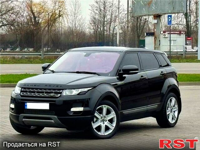Черный Ленд Ровер Рендж Ровер Эвок, объемом двигателя 2 л и пробегом 117 тыс. км за 17500 $, фото 1 на Automoto.ua