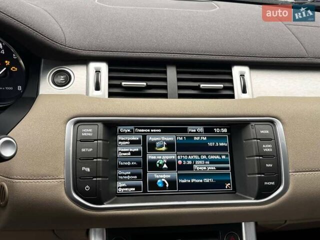 Чорний Ленд Ровер Рендж Ровер Евок, об'ємом двигуна 2 л та пробігом 144 тис. км за 11300 $, фото 14 на Automoto.ua