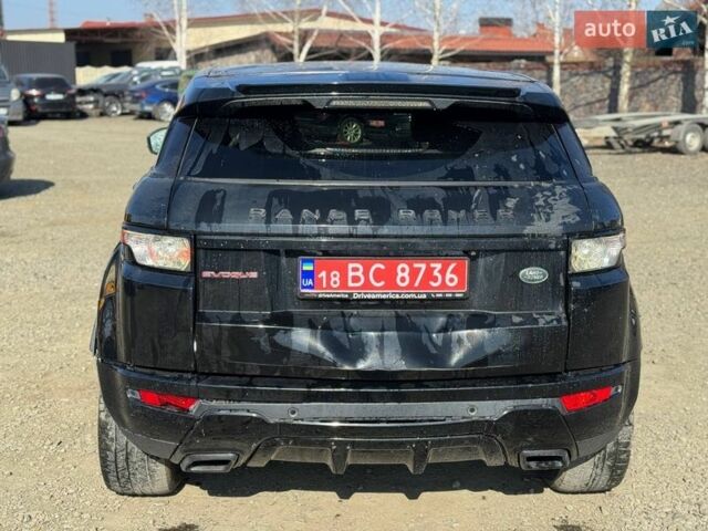 Черный Ленд Ровер Рендж Ровер Эвок, объемом двигателя 2 л и пробегом 164 тыс. км за 12300 $, фото 1 на Automoto.ua