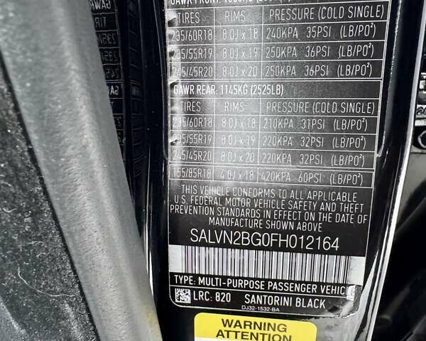 Черный Ленд Ровер Рендж Ровер Эвок, объемом двигателя 2 л и пробегом 143 тыс. км за 18900 $, фото 42 на Automoto.ua