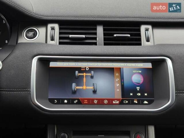 Чорний Ленд Ровер Рендж Ровер Евок, об'ємом двигуна 2 л та пробігом 89 тис. км за 23300 $, фото 10 на Automoto.ua