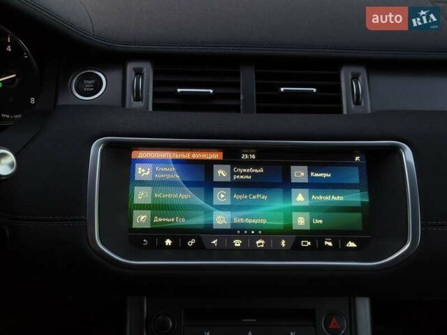 Чорний Ленд Ровер Рендж Ровер Евок, об'ємом двигуна 2 л та пробігом 89 тис. км за 23300 $, фото 28 на Automoto.ua