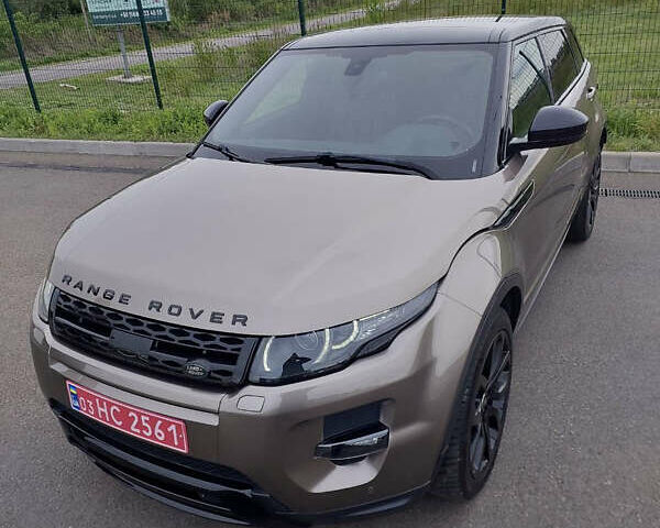 Коричневый Ленд Ровер Рендж Ровер Эвок, объемом двигателя 2.2 л и пробегом 115 тыс. км за 19900 $, фото 1 на Automoto.ua