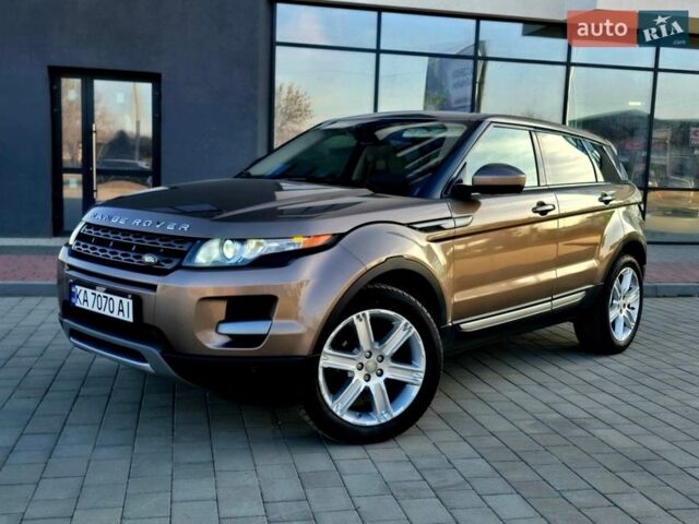 Коричневый Ленд Ровер Рендж Ровер Эвок, объемом двигателя 2 л и пробегом 158 тыс. км за 17950 $, фото 1 на Automoto.ua