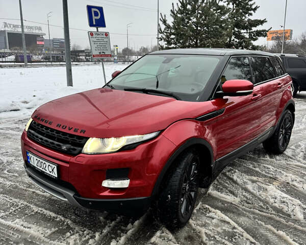 Красный Ленд Ровер Рендж Ровер Эвок, объемом двигателя 2 л и пробегом 210 тыс. км за 15000 $, фото 1 на Automoto.ua