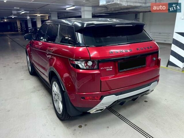 Красный Ленд Ровер Рендж Ровер Эвок, объемом двигателя 2.18 л и пробегом 91 тыс. км за 19500 $, фото 5 на Automoto.ua