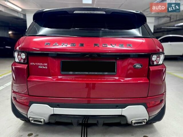 Красный Ленд Ровер Рендж Ровер Эвок, объемом двигателя 2.18 л и пробегом 91 тыс. км за 19500 $, фото 8 на Automoto.ua