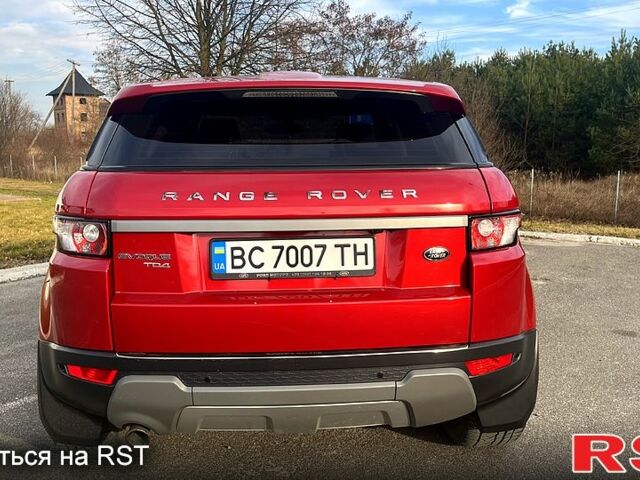 Червоний Ленд Ровер Рендж Ровер Евок, об'ємом двигуна 2.2 л та пробігом 90 тис. км за 23800 $, фото 5 на Automoto.ua