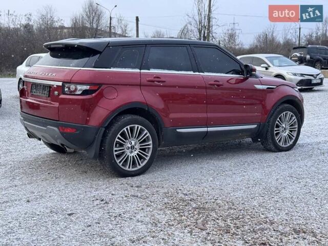 Красный Ленд Ровер Рендж Ровер Эвок, объемом двигателя 2 л и пробегом 125 тыс. км за 15700 $, фото 11 на Automoto.ua