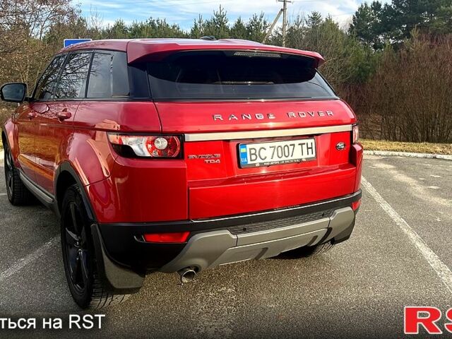 Червоний Ленд Ровер Рендж Ровер Евок, об'ємом двигуна 2.2 л та пробігом 90 тис. км за 23800 $, фото 4 на Automoto.ua