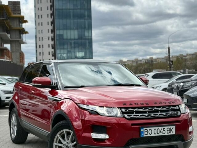 Червоний Ленд Ровер Рендж Ровер Евок, об'ємом двигуна 2.2 л та пробігом 155 тис. км за 16000 $, фото 3 на Automoto.ua