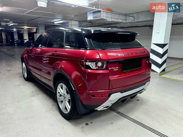 Красный Ленд Ровер Рендж Ровер Эвок, объемом двигателя 2.18 л и пробегом 91 тыс. км за 19500 $, фото 7 на Automoto.ua