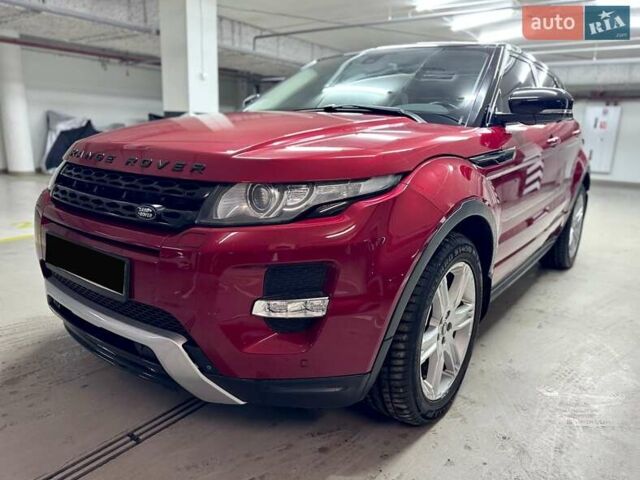 Красный Ленд Ровер Рендж Ровер Эвок, объемом двигателя 2.18 л и пробегом 91 тыс. км за 19500 $, фото 1 на Automoto.ua