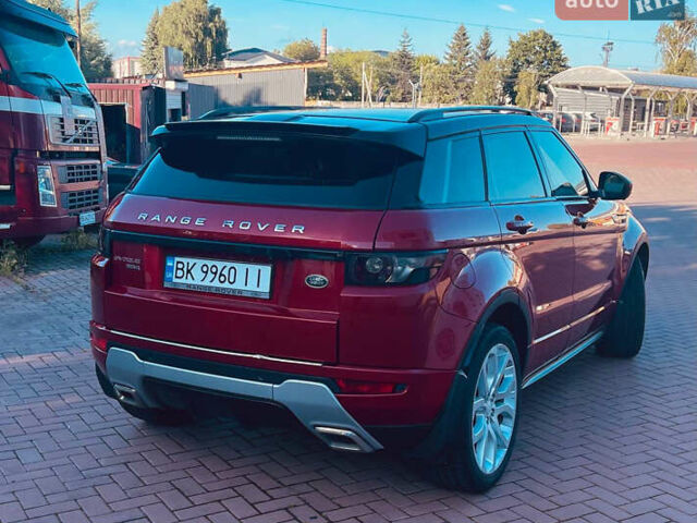 Червоний Ленд Ровер Рендж Ровер Евок, об'ємом двигуна 2.18 л та пробігом 146 тис. км за 19500 $, фото 6 на Automoto.ua