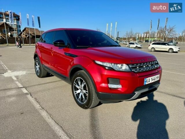 Червоний Ленд Ровер Рендж Ровер Евок, об'ємом двигуна 2.18 л та пробігом 151 тис. км за 17950 $, фото 1 на Automoto.ua