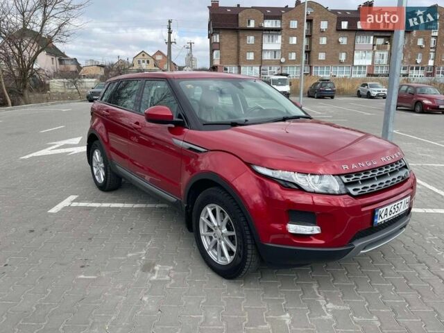 Красный Ленд Ровер Рендж Ровер Эвок, объемом двигателя 2.18 л и пробегом 66 тыс. км за 21900 $, фото 1 на Automoto.ua