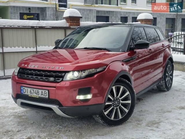 Красный Ленд Ровер Рендж Ровер Эвок, объемом двигателя 2 л и пробегом 147 тыс. км за 18800 $, фото 2 на Automoto.ua