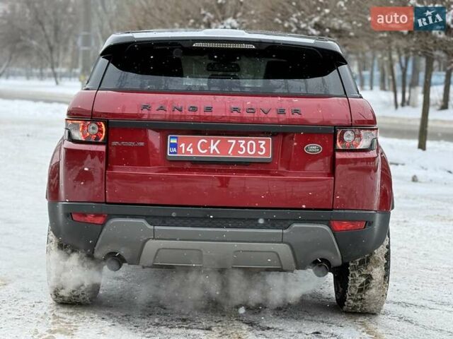 Красный Ленд Ровер Рендж Ровер Эвок, объемом двигателя 2 л и пробегом 84 тыс. км за 15800 $, фото 7 на Automoto.ua