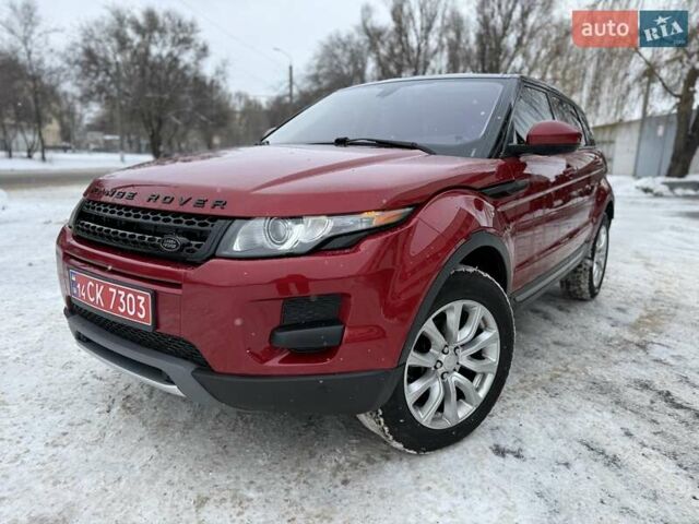 Красный Ленд Ровер Рендж Ровер Эвок, объемом двигателя 2 л и пробегом 84 тыс. км за 15800 $, фото 2 на Automoto.ua