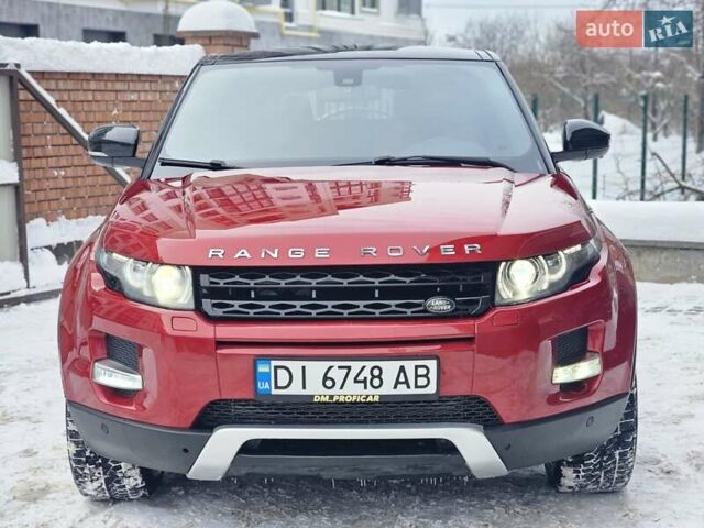 Красный Ленд Ровер Рендж Ровер Эвок, объемом двигателя 2 л и пробегом 147 тыс. км за 18800 $, фото 1 на Automoto.ua