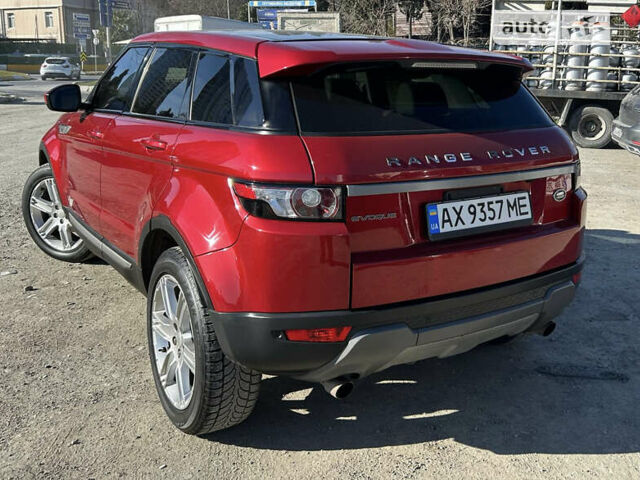 Красный Ленд Ровер Рендж Ровер Эвок, объемом двигателя 2 л и пробегом 100 тыс. км за 21000 $, фото 2 на Automoto.ua