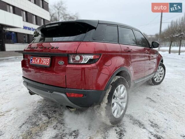 Красный Ленд Ровер Рендж Ровер Эвок, объемом двигателя 2 л и пробегом 84 тыс. км за 15800 $, фото 4 на Automoto.ua