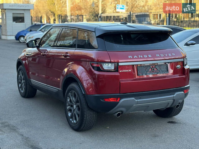 Красный Ленд Ровер Рендж Ровер Эвок, объемом двигателя 2.18 л и пробегом 134 тыс. км за 21500 $, фото 7 на Automoto.ua