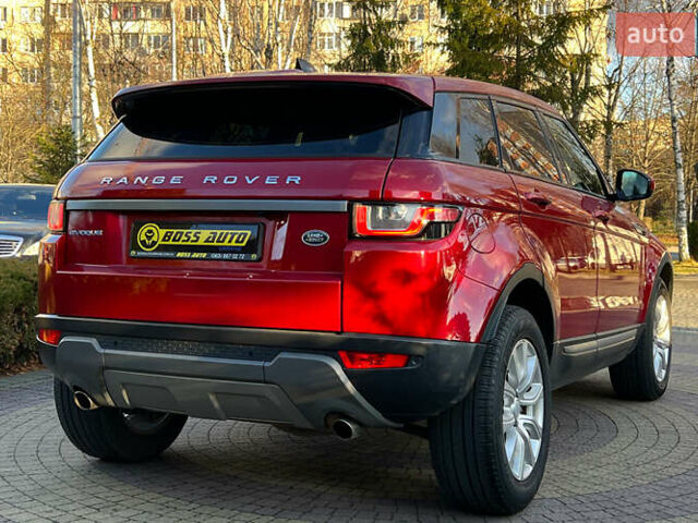 Червоний Ленд Ровер Рендж Ровер Евок, об'ємом двигуна 2 л та пробігом 135 тис. км за 15500 $, фото 6 на Automoto.ua