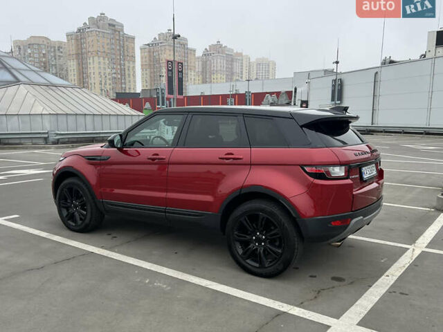Червоний Ленд Ровер Рендж Ровер Евок, об'ємом двигуна 2 л та пробігом 133 тис. км за 19500 $, фото 9 на Automoto.ua